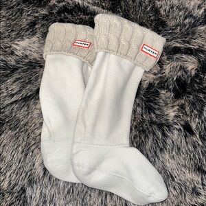 Hunter Women's White Boot Socks